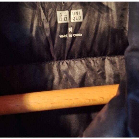UNIQLO Ultra Light Down Long Coat Black M Warm Lightweight Used - Picture 4 of 6